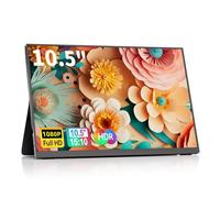 Pantalla portátil de 26,7 cm para ordenador portátil, 2K FHD 60Hz, entradas USB-C y HDMI, panel IPS ultra delgado con HDR y carcasa inteligente de alta calidad y altavoces para ordenador