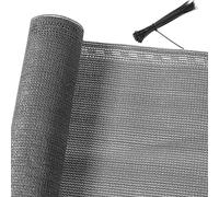 Pantalla protección solar antracita 1,2x10m privacidad