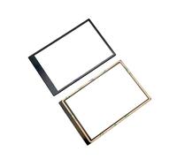 Pantalla Protectora De Vidrio Exterior for Ventana De Pantalla LCD, Compatible con Panasonic, Cámara EOS LX3 LX7, Piezas De Reparación De Repuesto + Pieza De Cinta
