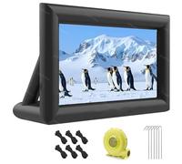Pantalla Proyector Exterior Cine Jardin,Pantalla Proyector Inflable Aire Libre,Pantalla Inflable Proyector Películas Al Aire Libre, Para Viajes Fiesta Patio Trasero,16ft