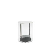 Pantalla publicitaria holográfica, 160 LED, Control WiFi ligero, ventilador de holograma 3D 3,9 pulgadas con cubierta transparente for tienda