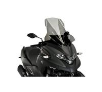 Puig 21120F Pantalla V-Tech Line Touring en acrílico de 4 mm con diseño aerodinámico anguloso para máxima protección y reducción de turbulencias, Ahumado Oscuro