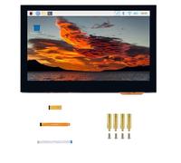 Pantalla QLED de 4,3 pulgadas para Raspberry Pi 5/4B/3B+/3 3B/2B/B CM3/3+/4 5-Point Touch 800 × 480 Resolution DSI Interface 160° Wide Viewing Angle