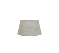 Pantalla salma e27 cemento gris 25dx20dx15h conica