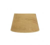 Pantalla salma e27 madera clara 35dx25dx20h conica abierta