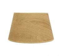 Pantalla salma e27 madera clara 45dx35dx30h conica abierta