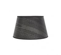 Pantalla salma e27 madera negra 35dx25dx20h conica abierta