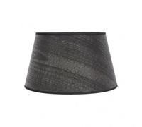 Pantalla salma e27 madera negra 40dx30dx25h conica abierta