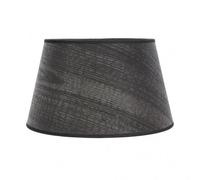 Pantalla salma e27 madera negra 45dx35dx30h conica abierta