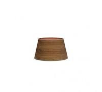 Pantalla salma e27 madera oscura 20dx15dx12,5h