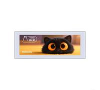 Pantalla secundaria IPS alimentada por USB de 4 y 6 pulgadas, resolución de 960 x 320, pantalla de expansión inteligente para Windows 10 11 con compatibilidad de CPU GPU (blanco)