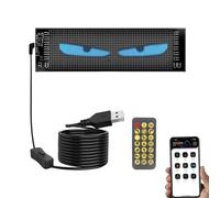 Pantalla suave de la lámpara de ojos para el coche, Devil Eyes Light, Pantalla flexible programable, Signos divertidos de luz de ojos para hoteles