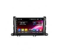 Pantalla Táctil Audio Coche para Toyota Sienna 2011-2014 con Carplay y Android Auto Inalambricos, con Asistencia de Voz/Mirror Link/FM/Aux, 8 Nuclear 4G+64G