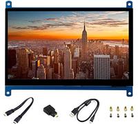 Pantalla táctil capacitiva HDMI LCD IPS de 7 pulgadas, monitor de pantalla de 1024 × 600