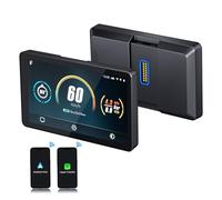 Pantalla táctil CARabc DB601 de 6" para Motocicletas BMW, CarPlay y Android Auto inalámbricos, Resistencia al Agua IP68, GPS Integrado, WiFi 5G, Compatible con Siri y el Asistente de Google.