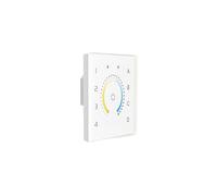 Pantalla táctil DALI tipo 86 pared DIM CT RGB RGBW controlador de interruptor fuente alimentación bus tecla luz LED doble grupo;(EDT2)