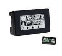 Pantalla táctil de papel electrónico de 2.1 pulgadas con estuche ABS para Raspberry Pi Zero 2 W/Raspberry Pi Zero W/Pi Zero WH, 250x122 píxeles E-Ink, papel como efecto de actualización parcial