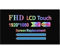 Pantalla táctil de repuesto de 14 pulgadas para Dell PN JTPF4 DP/N 0JTPF4 N140HCN-G53 LCD LED (FHD 1920 x 1080 40 pines 60HZ)