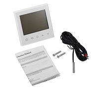 Pantalla táctil Digital LCD Termostato programable Controlador de Temperatura Inteligente Uso doméstico (Blanca)