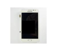 Pantalla táctil LCD original en chasis Samsung Galaxy Note N7000 blanca