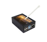 Pantalla TáCtil LCD TFT de 3,5 Pulgadas ResolucióN 320X480 Estuche Abs + LáPiz TáCtil para Raspberry Pi 4ª GeneracióN 4B/4B+