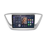 Pantalla Táctil para Hyundai Solaris 2 2017-2018 9 Pulgadas Android 15 Car Estéreo con BT GPS FM WiFi Cámara Trasera para, 8 Core 8G+256G
