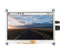 Pantalla táctil resistiva LCD (G) de 5 Pulgadas Compatible con Raspberry Pi Resolución de 800 × 480 píxeles Interfaz HDMI/VGA Compatible con Varios Sistemas Jetson Nano PC Windows