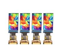 Pantalla TFT a color con interfaz SPI de 0,96 pulgadas, resolución 80x160, pequeña y delgada, alta transmitancia de luz, sin radiación, bajo consumo de energía, 4 piezas