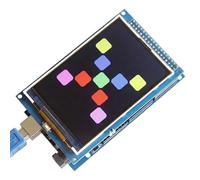 Pantalla TFT LCD a color de 3.5 pulgadas para Arduino Mega, Mega 2560, Due, Giga R1 WiFi, interfaz paralela de 16 bits, colores de 65K, resolución HD de 320 x 480, controlador ILI9486, tutoriales