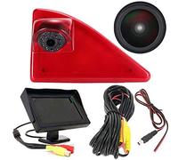 Pantalla TFT LCD de 4.3 Pulgadas Monitor de Coche + Super HD Gran Angular Visión Nocturna Cámara de Marcha Atrás para Opel Vauxhall Movano ab 2010/Renault Master ab 2010/NV400 ab 2010