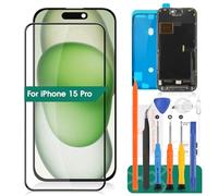 Pantalla TFT para iPhone 15 Pro de repuesto para iPhone 15 Pro LCD digitalizador reparación para iPhone 15 Pro A2848 pantalla táctil A3101 A3102 A3104 (no original)