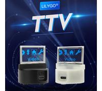 Pantalla Transparente LilyGO TTV OLED Control Remoto Infrarrojo Programable Mini Televisor ESP32 para Programación Arduino Micropython