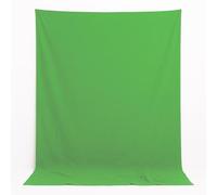 Pantalla verde, telón de fondo plegable para fotografía de muselina, fondo de fotografía para principalmente utilizado para Chroma Keying e intercambio de fondos virtuales, efecto especial (verde, 2 x