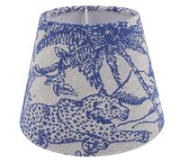 Pantallas de lámpara de tambor Patrón de selva tropical y leopardo E14/E27 Pantalla de lámpara pequeña Pantalla protectora decorativa de lino para escritorio, luz de pared..
