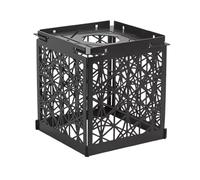 Pantallas De Lámpara Metálicas Para Mesa | Suministros De Camping De Hierro Hueco Portátil Y Desmontable - Pantalla De Lámpara Abajo | Para Porche Césped Exterior Balcón Terraza Piscina Patio