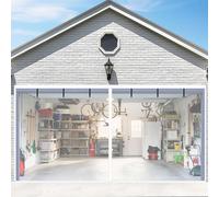 Pantallas magnéticas para puerta de patio, cortinas mosquiteras con clip de almacenamiento superior, diseño de doble puerta, opciones de varios tamaños, mantiene las moscas fuera, fácil de instalar