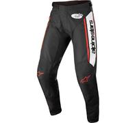pantalon alpinestars racer flagship 22 negro / blanco / rojo USA 28