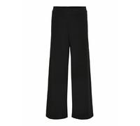 Pantalón ancho de canalé Niña Talla 126 cm (8 años). Color Negro