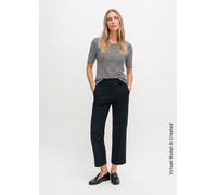Pantalón ancho de tejido interlock Thunder Blue 38