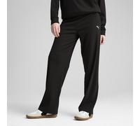 Pantalón ancho ESSENTIAL ELEVATED RIB Mujer Talla XL. Color Negro