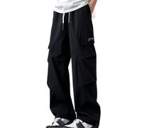 Pantalon Ancho Hombre Deporte Cordón Bolsillos Grandes Ligeros Aire Libre Stretch Largos Elástica Cargo Trabajo Elásticos A La Moda Pants Joggers Casuales Pantalones Senderismo Algodón Exterior