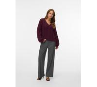 VERO MODA Vmtexas MW Straight Pant Noos, Gris Oscuro, L / 30L Mujeres