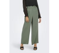 Pantalón ancho, talle alto Mujer Talla S. Color Verde