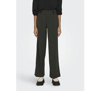 Pantalón ancho, talle alto Mujer Talla S / L32. Color Verde