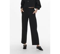 Pantalón ancho, talle estándar Mujer Talla M / L32. Color Negro