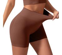 Pantalón Antirozaduras Mujer Fajas Verano Slip Shorts para Debajo De Los Vestidos Mujeres Boyshorts Sin Costuras Bragas Interior Anti Rozaduras Shorts Faja Cintura De Avispa Faja para Coffee M