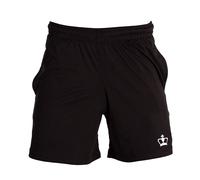 Black Crown - Pantalón Corto de Pádel Inca - 100% poliéster - Deporte - Ligereza, Movilidad y Comodidad - Transpirable (FR/ES, Letras, XXL, Regular, Regular, Estándar, Negro)