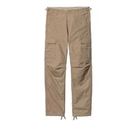 Pantalón Cargo Beige Carhartt Aviation Pant Leather Rinsed de Corte Holgado