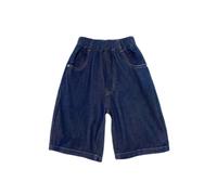 Pantalón Cargo Garcon Short de verano para niño, pantalón holgado, moderno para exterior, cintura elástica, pantalones casuales, pantalones cortos para niños y adolescentes, color oscuro