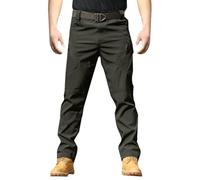 Pantalon Cargo Hombre Grandes Cordón Joggers Elásticos Largos Algodón Pantalones Casuales Ligeros Bolsillos Stretch A La Moda Deporte Pants Senderismo Elástica Trabajo Exterior Aire Libre